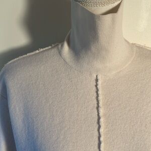Stella McCartney Wool Raw Edge Turtleneck Sweater